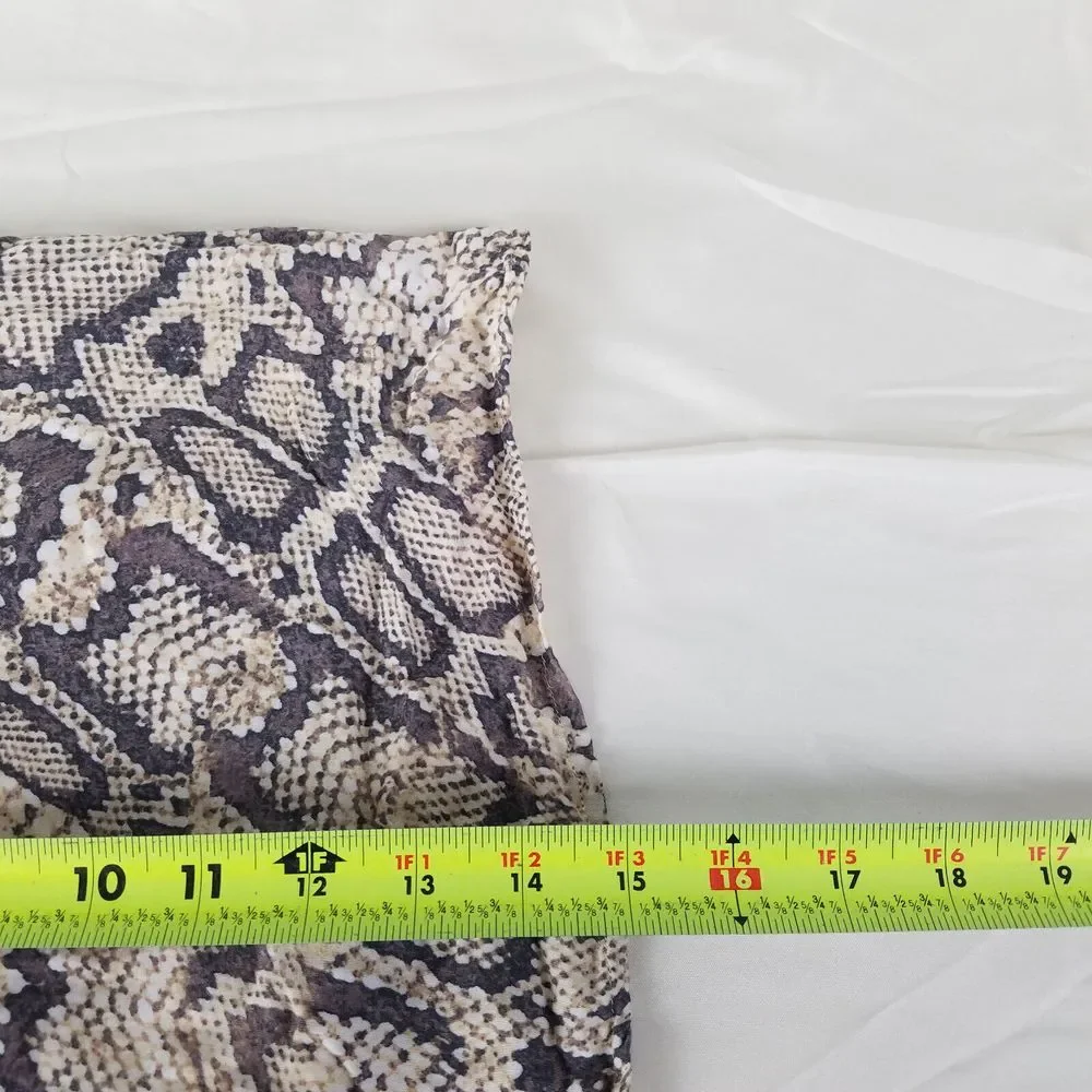 Robertson + Rodeo Shirt Juniors Medium Cami Spaghetti‎ Strap Top Snakeskin Print - Picture 8 of 9